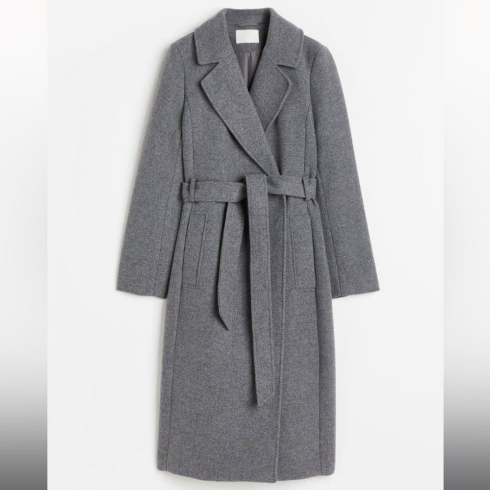 H&M Tie Belt Coat